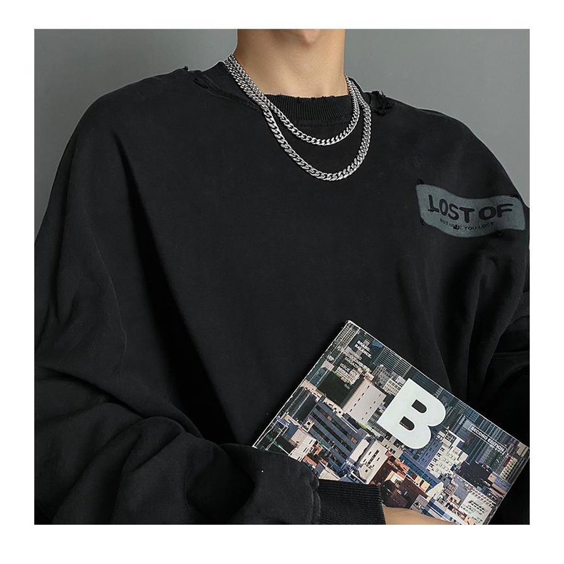 สร้อยคอโซ่สไตล์ฮิปฮอป Cuban สําหรับผู้ชายและผู้หญิง
 - รูปที่ 7