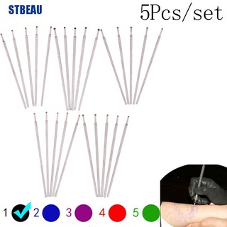 [STBEAU1] ปากกามาร์กเกอร์ สําหรับสักผิว 5 ชิ้น ต่อชุด