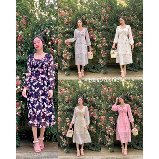 H495 เดรส  ผ้าชีฟอง Hi-so fashion
