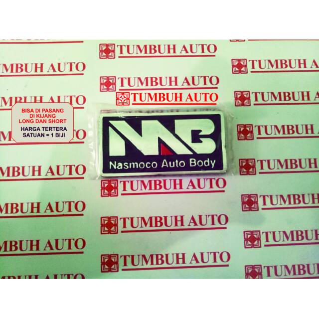 NAB Nasmoco Auto Body Emblem Toyota Kijang Super G Grand Super Lama Std 86 - 96