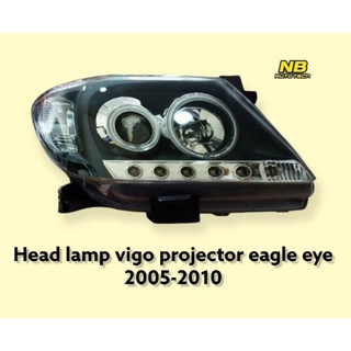 ไฟหน้า VIGO vigo 2005 2006 2008 2010 ไฟหน้าแต่ง ไฟหน้าโปรเจคเตอร์ toyota hilux vigo 2005-2010 led