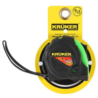 เครื่องมือวัด ตลับเมตร หุ้มยาง KRUKER 3.5M เครื่องมือช่าง เครื่องมือช่าง ฮาร์ดแวร์ 3.5M KRUKER MEASURING TAPE