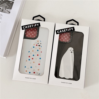 Casetify【ลายจุด ผี】เคสโทรศัพท์มือถือ TPU กันกระแทก ลายการ์ตูนน่ารัก สําหรับ iPhone 14 plus 14 pro Max 13 12 11 pro Max