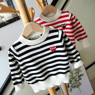 เสื้อเด็กแขนยาวงานไหมพรมพร้อมส่ง