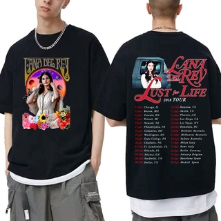 【2022New】[S-5XL]เสื้อยืดลําลอง แขนสั้น พิมพ์ลาย Lana Del Rey สไตล์ฮิปฮอป สตรีท คลาสสิก แฟชั่นสําหรับผู้ชาย และผู้หญิง