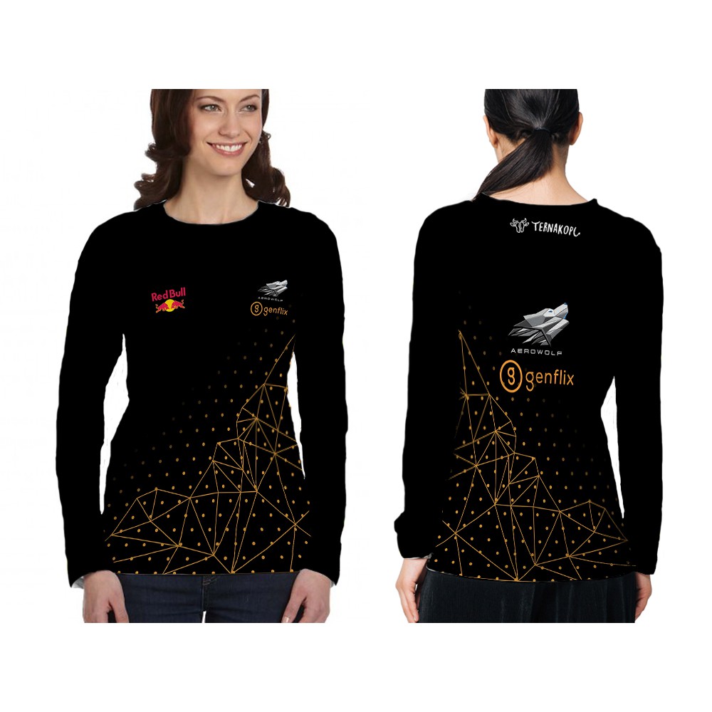 [Riashop] เสื้อยืดแขนยาวผู้หญิง TEAM ESPORTS JERSEY| เสื้อเชิ้ตแขนยาวผู้หญิง JERSEY TEAM ESPORTS - F