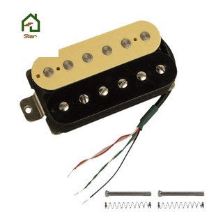 Electric Guitar Humbucker Pickups Neck Alnico V Pickup (Zebra + black)