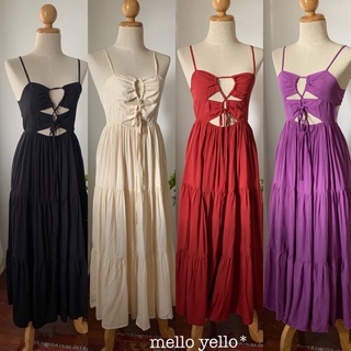 Maxi Dress สายเดี่ยวเว้าอก เว้าหลัง สวยมาก