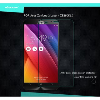 ฟิล์มกระจกนิรภัยด้านหน้า [Asus Zenfone2 Laser 5.5(ZE550KL)] แบรนด์ Nillkin