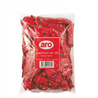 !!  สินค้าขายดี  !! เอโร่ ซอสมะเขือเทศ 10 กรัม x 100 ซอง aro Tomato Sauce 10 g x 100 sachets