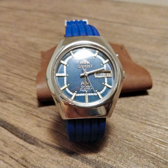 Orient AAA นาฬิกาออโตเมติก บอดี้สแตนเลส สภาพดีมากพร้อมใช้งาน สายไม่เดิม