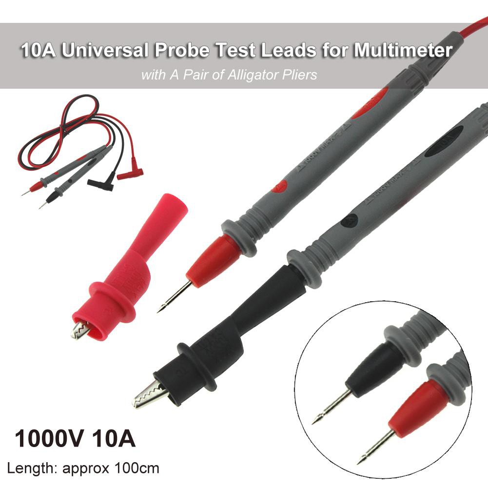 40PCS 10A Plastic insulated Alligator clip for Multimeter pen Probes