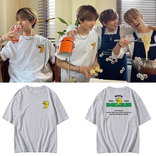 คอลูกเรือPre เสื้อยืด NCT DREAM CAFE FANMADES-5XL