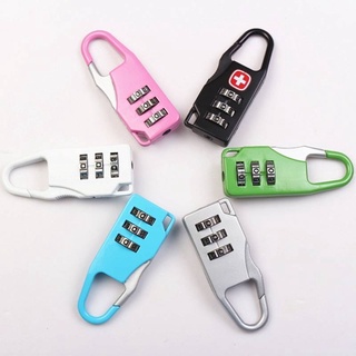 &lt;BeeTreeBags&gt; Mini Password Lock Baggage Padlock Cabinet Lock Luggage Lock Cabinet Wardrobe Trunk Backpack Zipper Padlock 7r81