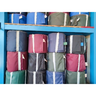 สายส่งน้ำผ้าเคลือบเงาหน้า 6 นิ้วยาว 140 เมตรผ้าหนาปานกลางทนเหนียวเหมาะสำหรับส่งน้ำระยะไกล