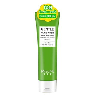 Mizumi Gentle Acne Face and Body Wash มิซึมิ เจนเทิล แอคเน่ วอช เจลล้างหน้าและอาบน้ำ 45 มล.