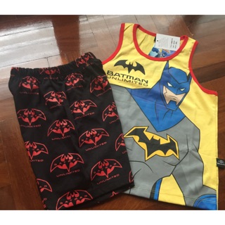 ชุดเสื้อกล้าม กางเกงขาสั้น batman