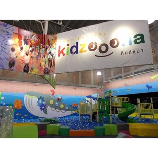 บัตรเข้า Kidzooona คิดส์ซูน่า และ Kidzooona Safari ใช้ได้ทุกสาขา เล่นได้ทั้งวัน ใช้ได้ถึง 28 กุมภาพันธ์ 2027