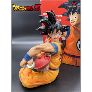 โมเดล โกคู โกฮัง ดราก้อนบอล พ่อลูก สูง 14-15เซ็น Model Goku Dragonball Tall 14-15CM