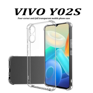 เคสโทรศัพท์มือถือแบบใส กันกระแทก สําหรับ vivo Y33S Y21 2021 Y72 5G Y31 Y76 5G Y76S Y15A Y15S Y02S 2021