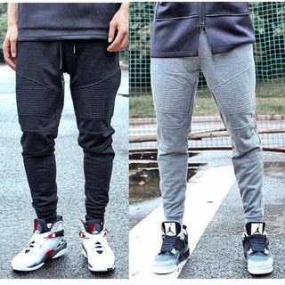 กางเกงจ็อกเกอร์ กางเกงขายาว ขาจั๊ม Jogger SWEATPANTS ไซส์ S - 2XL เอว44 นิ้ว รุ่นตีตะเข็บหน้านุ่ม