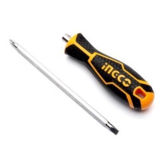 INGCO ไขควงหัวสลับ (ปากแบน + ปากแฉก) 2 IN 1 รุ่น AKISD0201 ( 2 in 1 Screwdriver Set ) - ไขควงสลับ