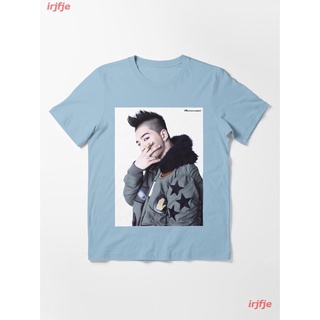 2022 Big Bang Taeyang Essential T-Shirt ผู้หญิง ดพิมพ์ลาย เสื้อยืดผ้าฝ้าย คอกลม cotton แฟชั่น discount Unisex