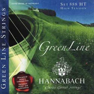 HANNABACH สายกีตาร์คลาสสิก สายกีตาร์ สายกีต้าร์ GREEN LINE รุ่น 888HT (Yong Seng Music)