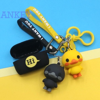 Jabra Elite Active 75T / Elite 85T / 65T Case Bluetooth Headset Cover Cartoon Cute Duck Pendant Silicone Shell