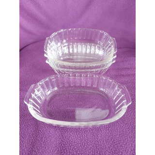 Pyrex/ Iwaki ชามอบ 3854 A13 เซ็ต 4 ใบ