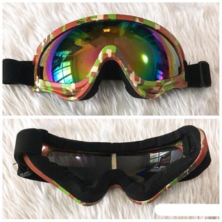 แว่นกรองแสง แว่นกันลม Goggles ลายพราง พร้อมส่ง ราคาถูก