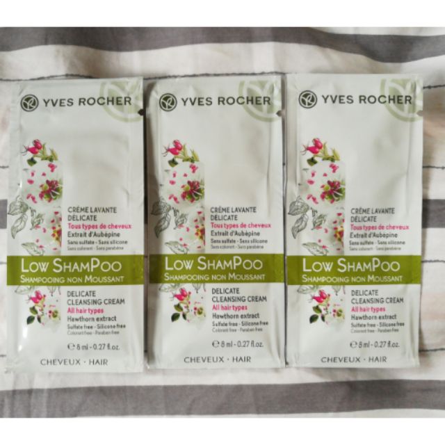 (Sample) Yves Rocher Low Shampoo Delicate Cleansing Cream