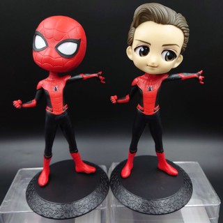 สวยจริง💥 โมเดล Spiderman สไปเดอร์แมน ขนาด 16 Cm 2 แบบ แบบสวมและไม่สวมหน้ากาก ราคาถูก และ คุ้มค่าที่สุด