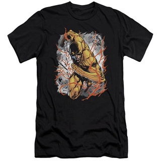 [S-5XL] เสื้อยืดแขนสั้นลําลอง เข้ารูป พิมพ์ลายการ์ตูน JLA The Flash DC Comicuperhero Reverse Flash สําหรับผู้ชาย 632558