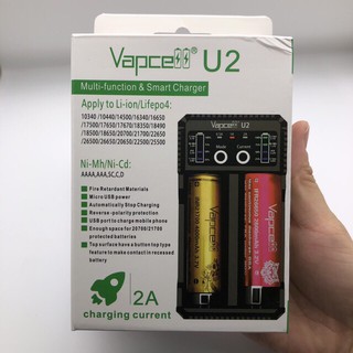 Vapcell U2 รางชาร์จถ่าน รางชาร์จVapcell เครื่องชาร์จถ่าน Vapcell