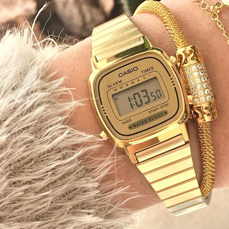 ของแท้ นาฬิกาข้อมือ Casio รุ่น LA670 (LA670WA / LA670WGA) ประกันศูนย์ CMG