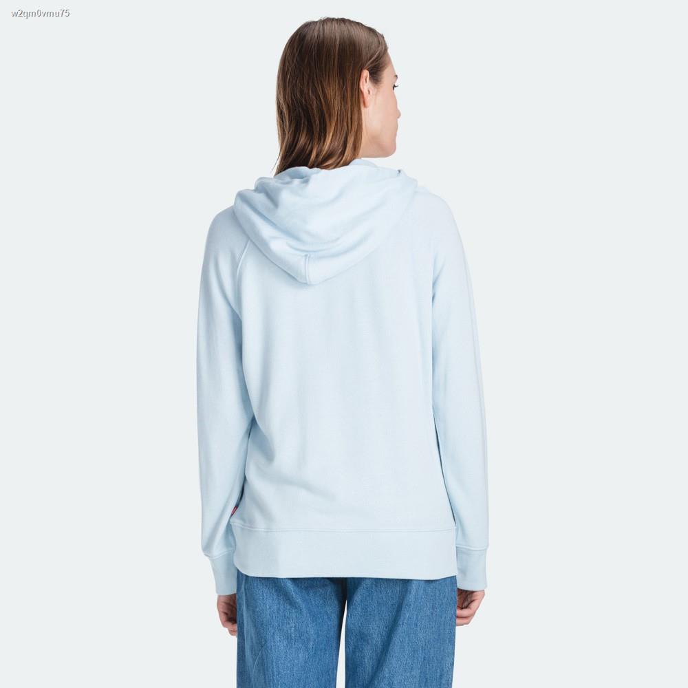 hoodie☜Levi's® เสื้อฮูดดี้ LS Hoodie - Baby Blue