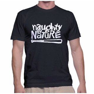 เสื้อยืด พิมพ์ลาย NAUGHTY BY NATURE Gildans สีดํา สไตล์ฮิปฮอป สําหรับผู้ชาย