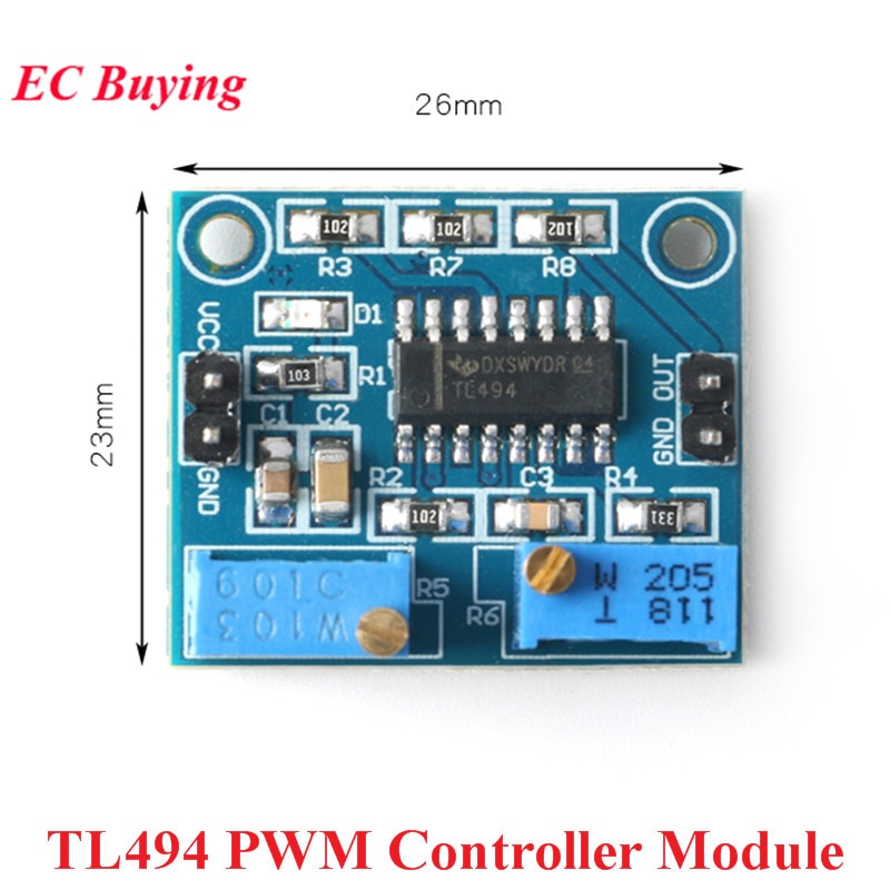 โมดูลพาวเวอร์ซัพพลายควบคุม TL494 PWM 5V 250mA ปรับได้