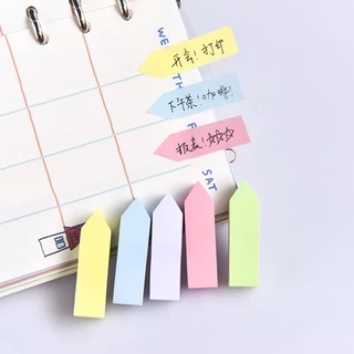 Index Sticky Note (กระดาษ) แบบมีกาว ขนาดเล็ก ที่คั่นหนังสือ 1 ชุด มี 5 สี (พร้อมส่ง)