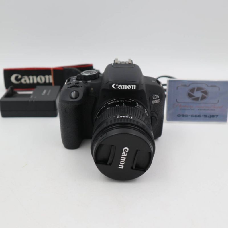 Canon 800D. อุปกรณ์ครบพร้อใช้งาน