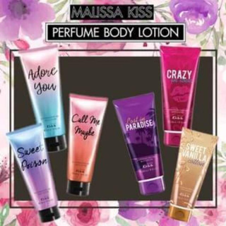 Malissa Kiss Whitening Perfume Body Lotion 226g Sweet Poison ระเบิดความหอมด้วยมนต์แห่งดอกไม้