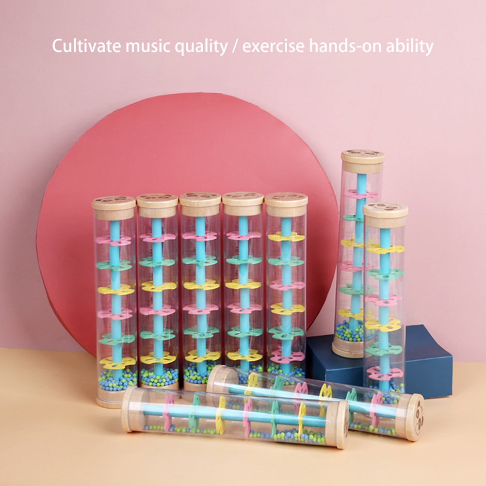 [CHOO] Kids Rain Rainmaker Rain Stick Musical Toy Raindrop Sound for