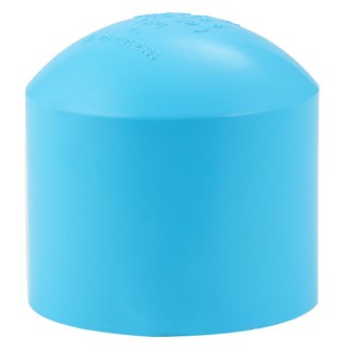 Other piping equipment PVC SOCKET CAP SCG 2 1/2" LITE BLUE Pipe fitting Water supply system อุปกรณ์เดินท่ออื่นๆ ฝาครอบ-ห