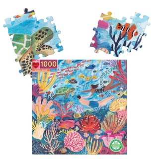 eeBoo Coral Reef 1000 Piece Puzzle - จิ๊กซอว์รูปปะการังใต้ทะเล แบบ 1000 ชิ้น