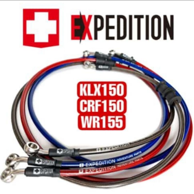 Expedition ท่อเบรคหน้า klx dtracker 150 crf 150 wr 155 ท่อเบรคหน้า wr 155 klx dtracker 150