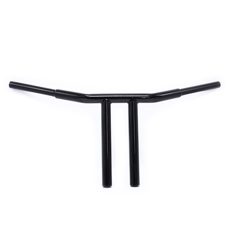 รถจักรยานยนต์ที่กําหนดเอง 1-1/4" 10" Riser HandleBar ลาก T-bar สําหรับ Harley Davidson Sportster 883