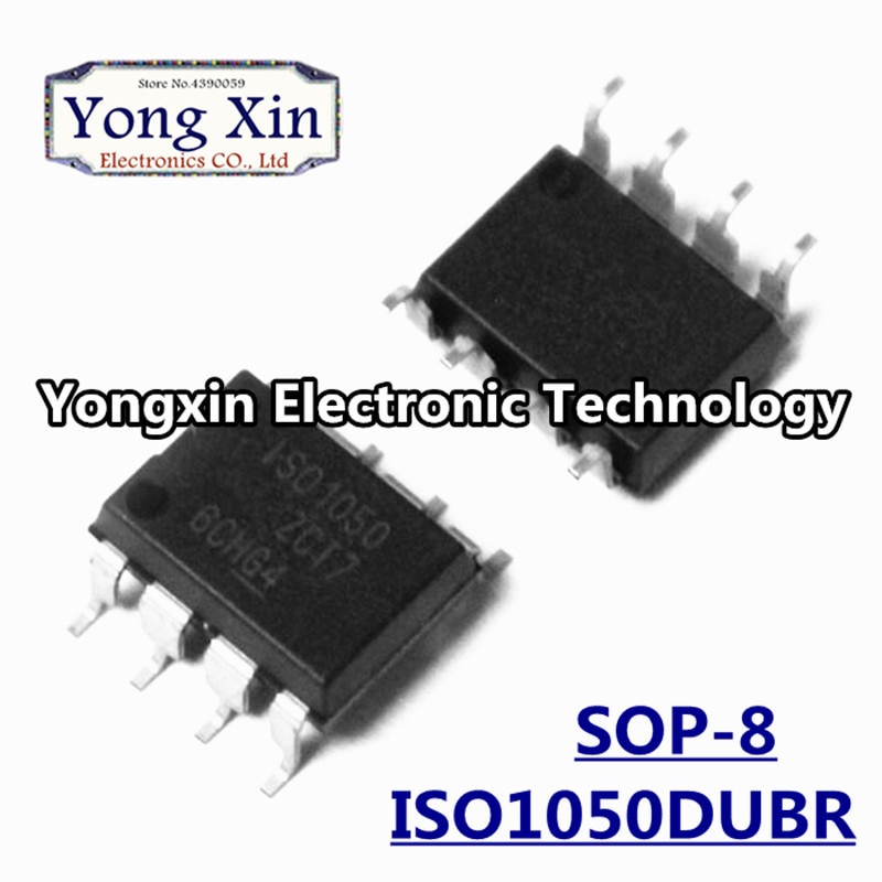 10PCS ISO1050DUBR SOP8 ISO1050 SOP SOP-8 แยกสามารถ ISO1050D SMD ตัวรับส่งสัญญาณ
