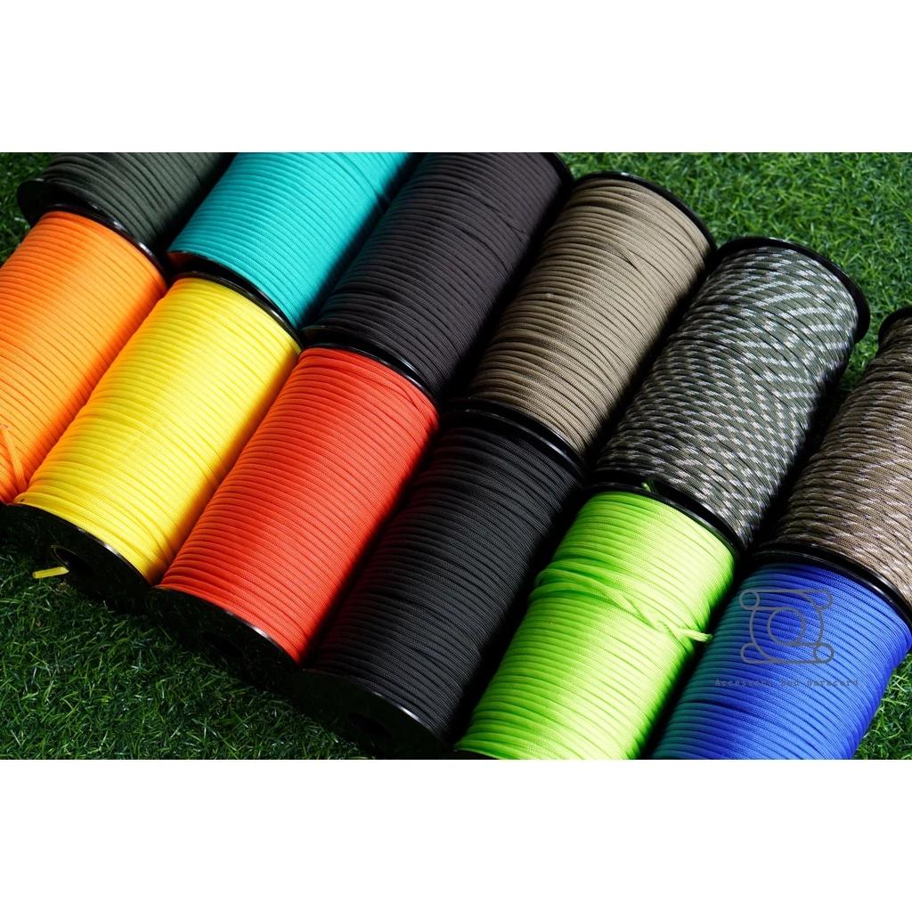 เชือกพาราคอร์ดขนาด4มิล ราคา ต่อ 1 เมตร มีสีให้เลือกจำนวนมาก