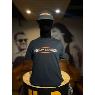 เสื้อยืด HARLEY-DAVIDSON Mens Stacked Logo Graphic Tee